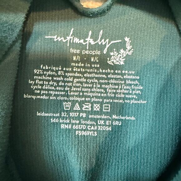 FP Movement M/L Seamless Turtleneck Bodysuit keyhole back cutout BC 2701 - Picture 6 of 10